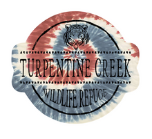Load image into Gallery viewer, Americana Tie Dye Coin Tiger Sticker
