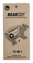 Load image into Gallery viewer, Bear 12-in-1 Keychain Multi-tool
