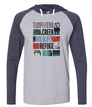 Load image into Gallery viewer, Clip Collage Long Sleeve Hooded Tee
