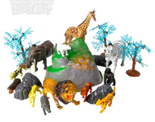 Load image into Gallery viewer, 23 pc Animal Set in Carry Bag
