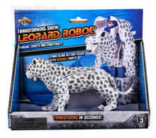 Load image into Gallery viewer, 5" Snow Leopard Robot Transformer
