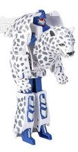 Load image into Gallery viewer, 5" Snow Leopard Robot Transformer
