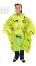 Load image into Gallery viewer, Green Zoo Rain Poncho
