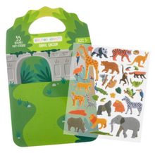 Load image into Gallery viewer, Reusable Zoo Puffy Sticker Book
