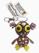 Load image into Gallery viewer, Barney the Owl Stringdoll Keychain
