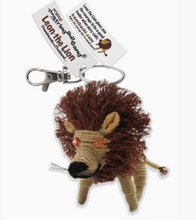 Load image into Gallery viewer, Leon the Lion Stringdoll Keychain
