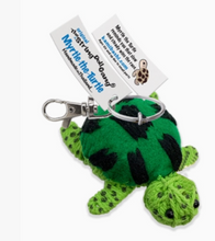 Load image into Gallery viewer, Myrtle the Turtle Stringdoll Keychain
