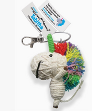 Load image into Gallery viewer, Tabitha the Unicorn Stringdoll Keychain
