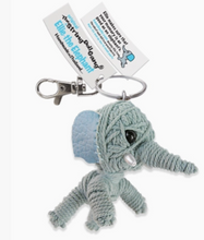 Load image into Gallery viewer, Ellie the Elephant Stringdoll Keychain
