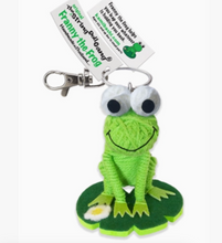 Load image into Gallery viewer, Franny the Frog Stringdoll Keychain
