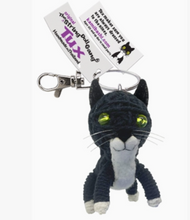 Load image into Gallery viewer, Tux Cat Stringdoll Keychain
