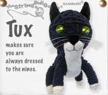 Load image into Gallery viewer, Tux Cat Stringdoll Keychain
