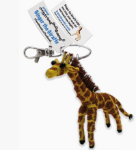 Load image into Gallery viewer, Ginger the Giraffe Stringdoll Keychain

