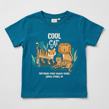 Load image into Gallery viewer, Cool Cat Collage Toddler T-Shirt
