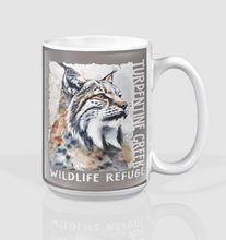 Load image into Gallery viewer, Lynx Splatter Poster Ceramic Mug
