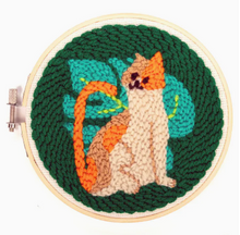 Load image into Gallery viewer, Cat Punch Needle Kit
