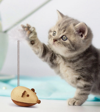 Load image into Gallery viewer, Wooden Mouse Cat Toy
