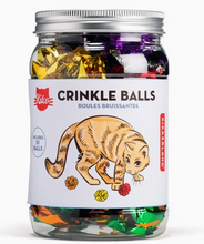 Load image into Gallery viewer, Crinkle Cat Toy Balls - Set of 10
