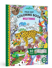 Load image into Gallery viewer, Wild Things Fold-Out Coloring Book

