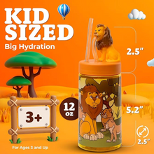 Load image into Gallery viewer, Lion 'Sip with Me' Bottle
