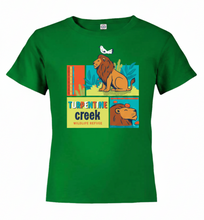 Load image into Gallery viewer, Lion Panels Green Youth Tee
