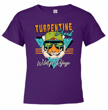 Load image into Gallery viewer, Rad Triangle Tiger Purple Youth Tee
