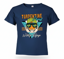 Load image into Gallery viewer, Rad Triangle Tiger Navy Youth Tee
