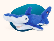 Load image into Gallery viewer, Fahlo Track a Hammerhead Shark Voyage Plush
