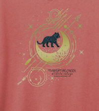 Load image into Gallery viewer, Mystic Tiger Ladies Pink V-Neck T-Shirt
