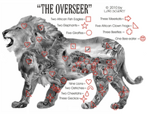 Load image into Gallery viewer, The Overseer Lion 1000pc Shaped Puzzle
