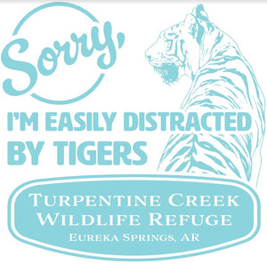 Distracted by Tigers Acrylic Tumbler