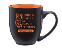 Load image into Gallery viewer, Drink Coffee &amp; Save Tigers Mug
