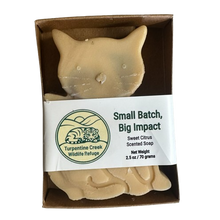 Load image into Gallery viewer, Orange Cat (Tiger) Kitty Cat Bar Soap
