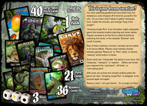 Amazing Jungle Run Card & Dice Game