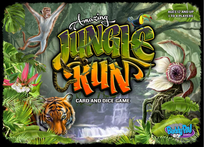 Amazing Jungle Run Card & Dice Game