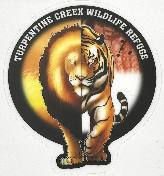 Lion and Tiger Sticker