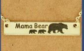 Load image into Gallery viewer, Momma Bear Gold Necklace
