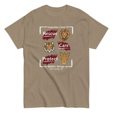 Load image into Gallery viewer, Rescue, Care and Protect Adult T-Shirt Design #2
