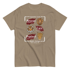 Rescue, Care and Protect Adult T-Shirt Design #2