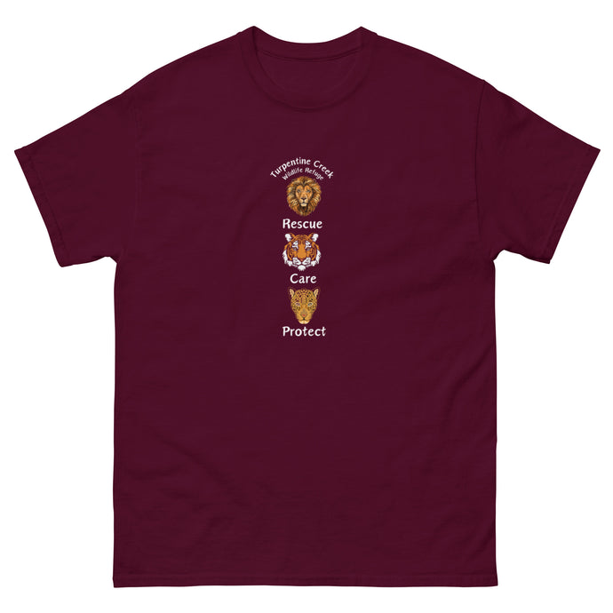 Rescue, Care and Protect Adult T-shirt Design #3