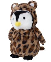 Penguin in Leopard Costume Plush