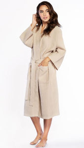 Cotton Waffle-Weave Robe