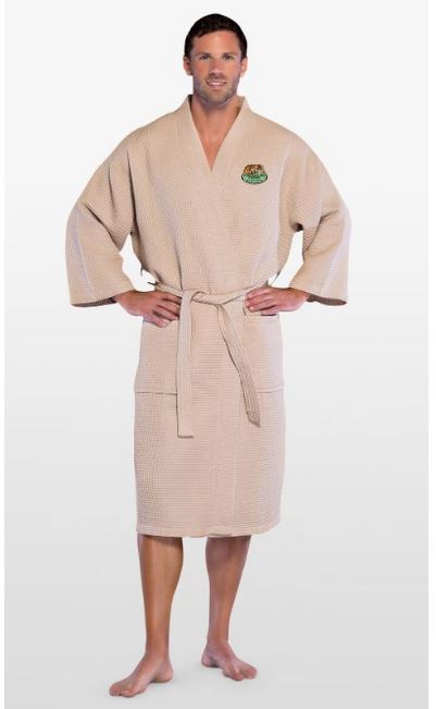 Cotton Waffle-Weave Robe