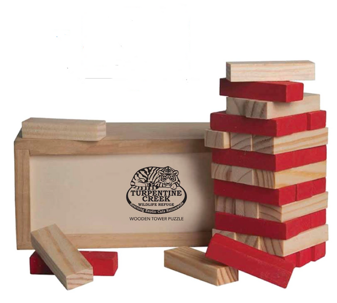 Wooden Tumbling Tower Game