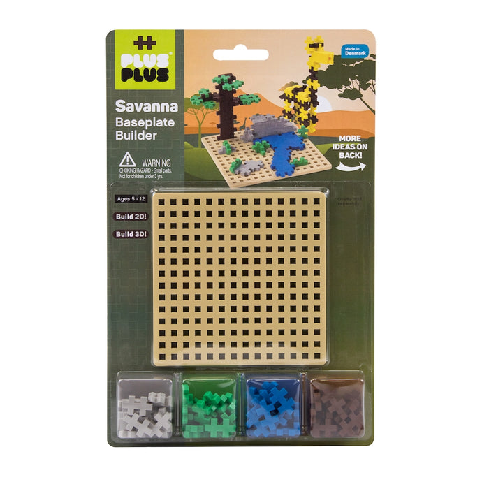 Savanna Base Plate For Plus Plus Blocks