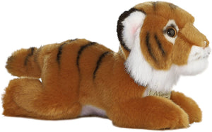 8” Laying Tiger Plush