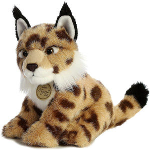 10” Sitting Lynx Plush