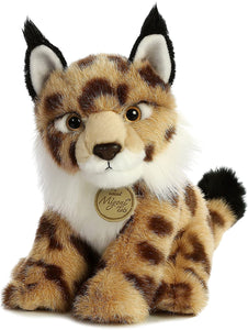 10” Sitting Lynx Plush