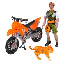 Load image into Gallery viewer, Small Jungle Motorcycle Playset
