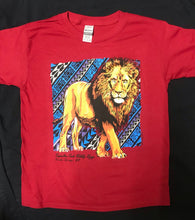 Load image into Gallery viewer, Patterned Lion Youth T-shirt
